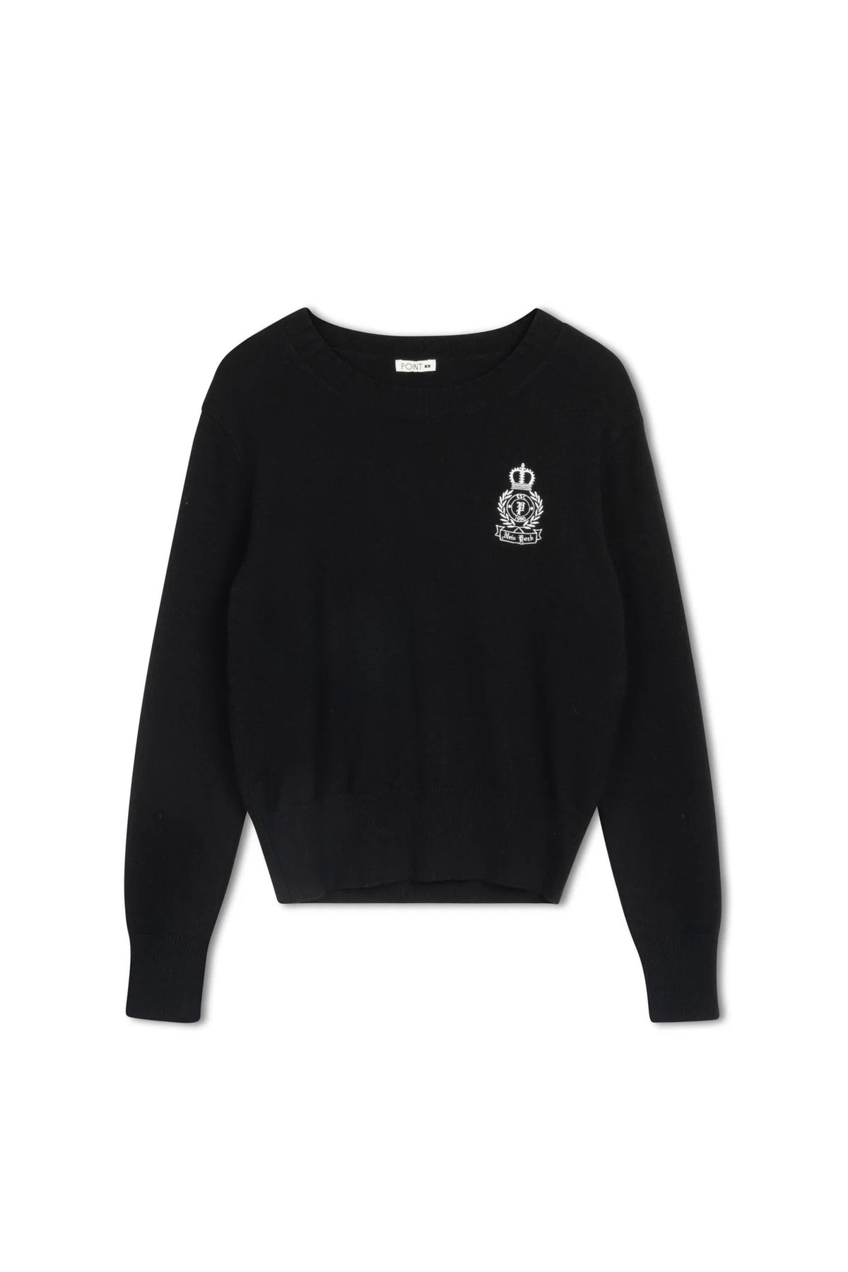 POINT CABLE CREST SWEATER
