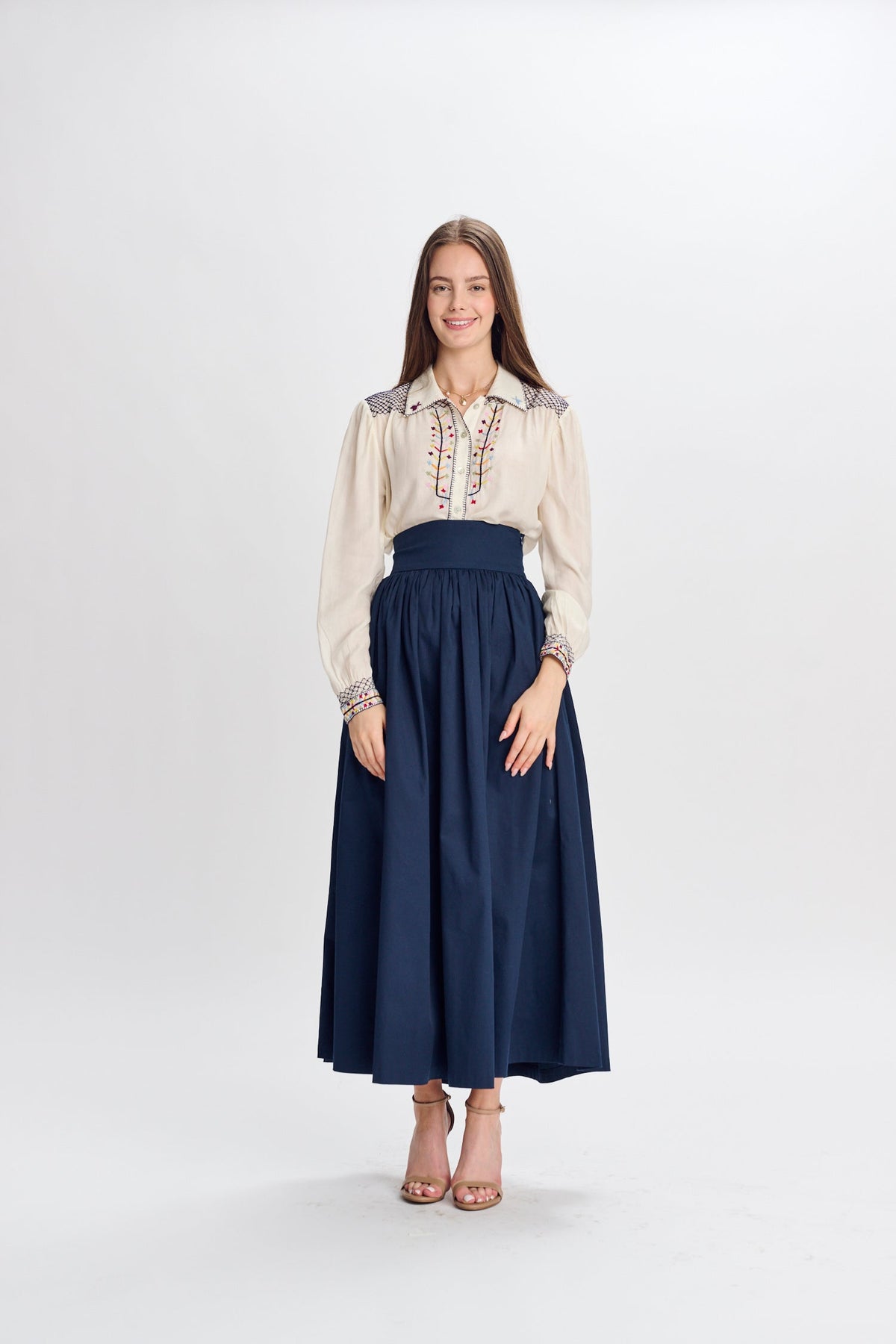 MW Navy Skirt 335028