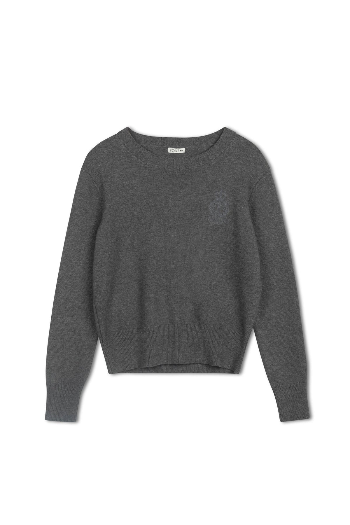 POINT CABLE CREST SWEATER