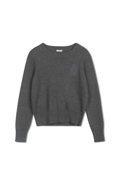 POINT CABLE CREST SWEATER