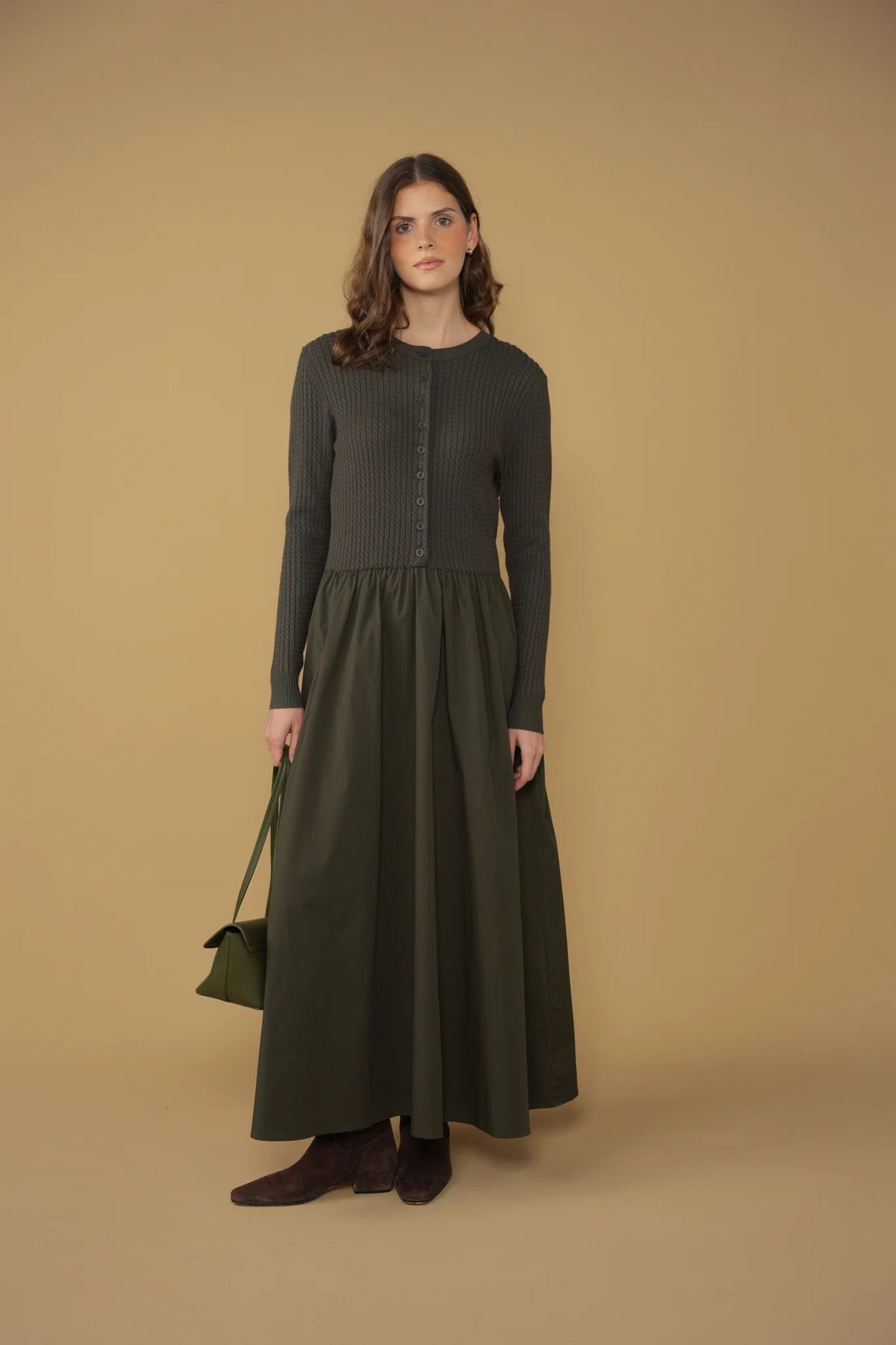 POINT CABLE TWOFER DRESS