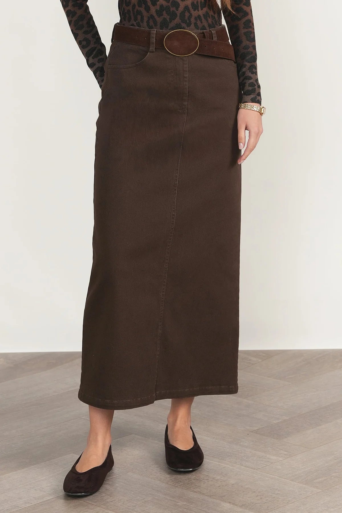Elbe Skirt in Fudge