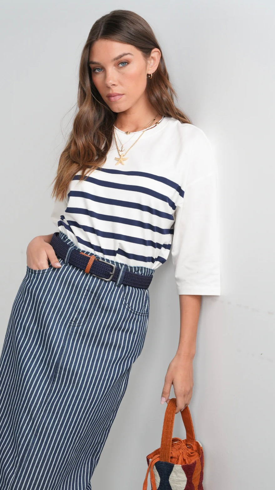 Point Jersey Stripe Tee S262292
