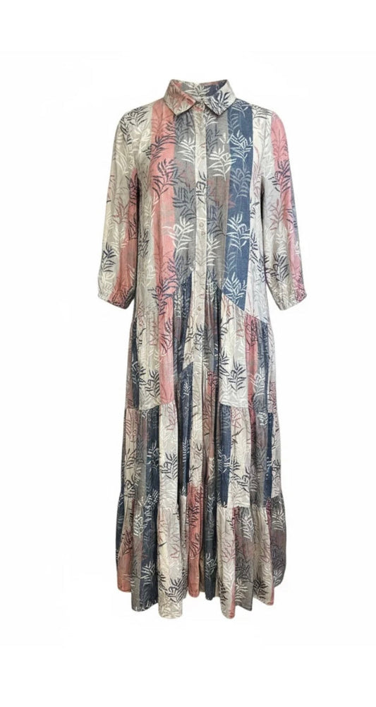 Swuun Patchwork Maxi Dress